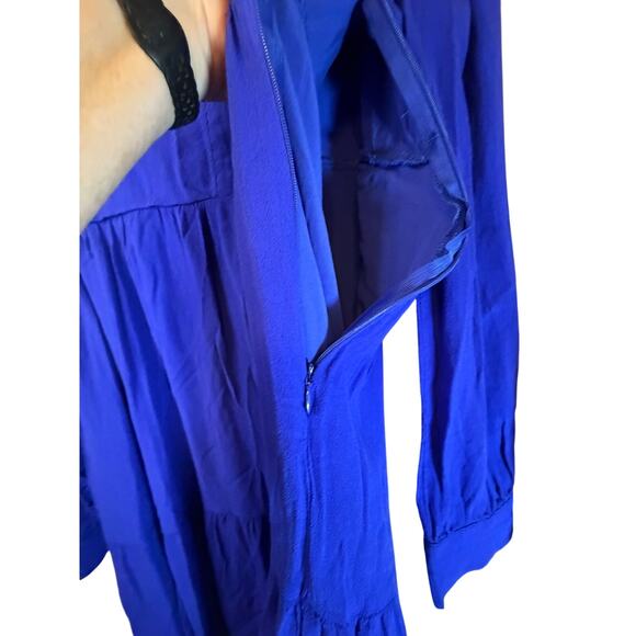 Karlie Tier Blue Dress - Size L - Picture 10 of 12